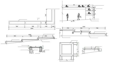 Free Download The Planter Box Design With Section Autocad File Cadbull