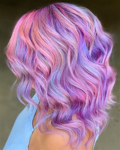 10 Pastel Cotton Candy Hair Fashion Style