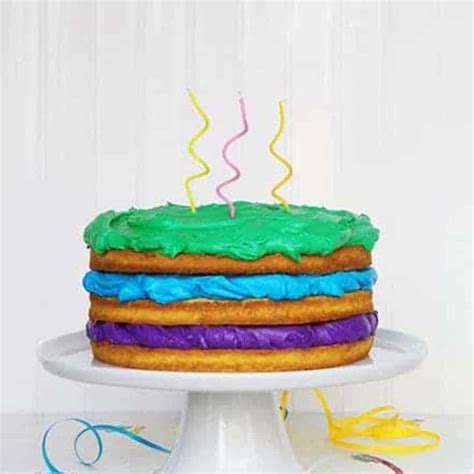 Happy Birthday Naked Cake I Am Baker