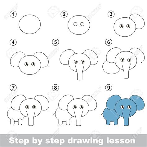 50709495 etape par étape dessin tutoriel vector kid jeu comment