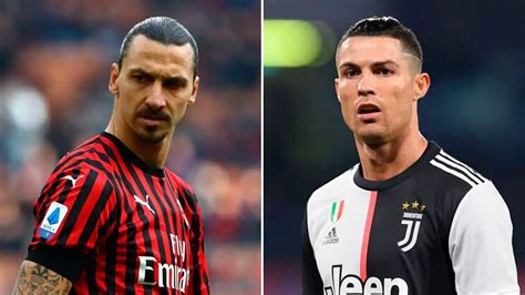 Italie Enfin La Confrontation Entre Cristiano Ronaldo Et Zlatan