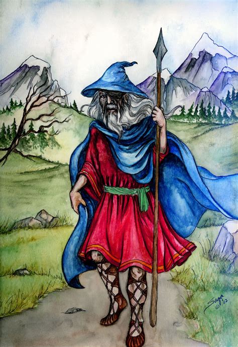 Woden The Wanderer Anglo Saxon Saxon Pagan