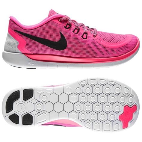 Nike Free Running Shoe 50 Pink Powvivid Pinkwhiteblack Kids