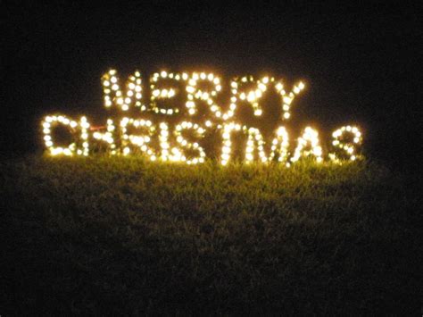 Large Lighted Merry Christmas Sign Outdoor Yard Display Ebay