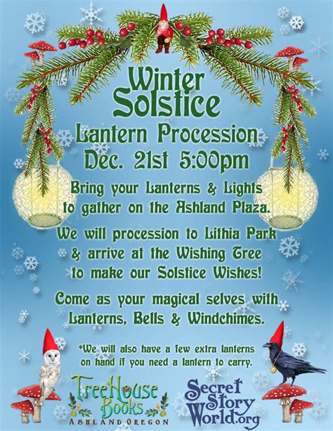 Blog From The Nest Winter Solstice Celebration Tree House Books