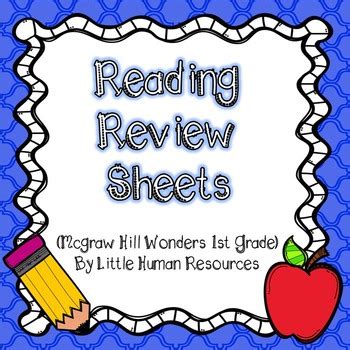 Your online bookstore, houston, tx, u.s.a. 1st Grade McGraw Hill Homework Sheets Unit 1- Unit 6 by Little Human Resources