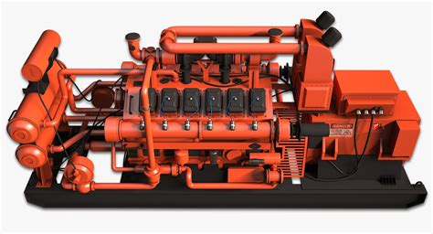 generator diesel 3d max