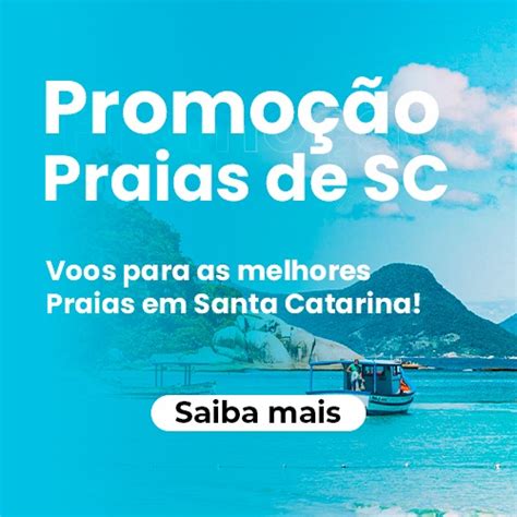 Promoções de Voos para as melhores Praias em Santa Catarina