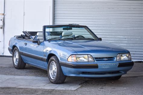 1990 Ford Mustang Lx 50 Convertible 5 Speed For Sale On Bat Auctions