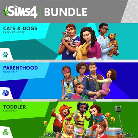 The Sims™ 4 Bundle Cats ＆ Dogs Parenthood Toddler Stuff English