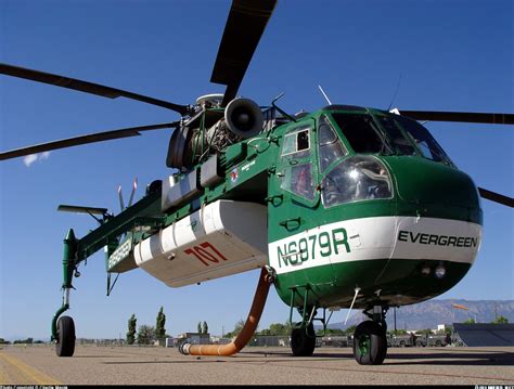 Sikorsky S 64e Skycrane Evergreen Helicopters Aviation Photo