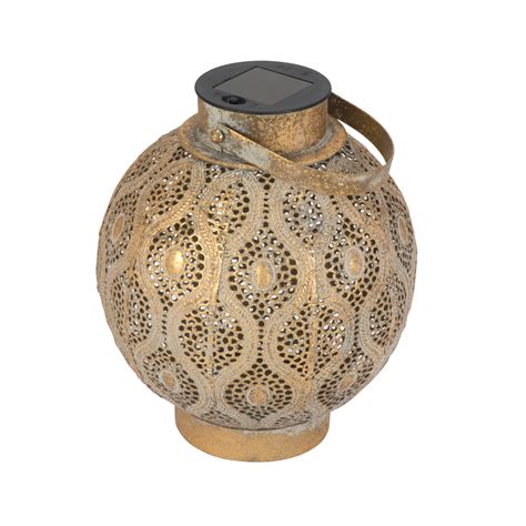 Circular Moroccan Solar Lantern