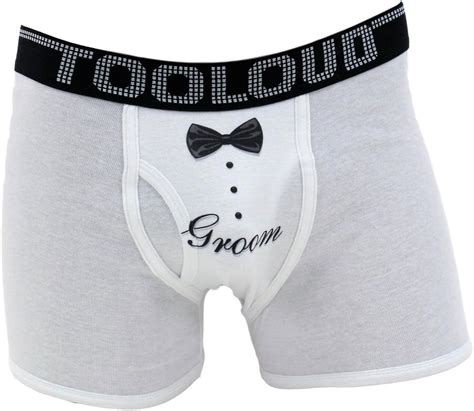 Amazon Com Tooloud Tuxedo Groom Boxer Briefs Underwear Tuxedo