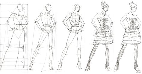 Sketch of fashion design step by step by VegakaVGK on ... With drawing cartoon faces, you'll get expert instruction on: