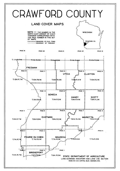 ‎crawford County Land Cover Maps Uwdc Uw Madison Libraries