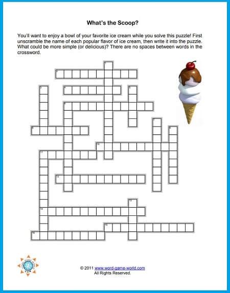 Find many more on our site for all ages at all degrees of difficulty. Word Game World News