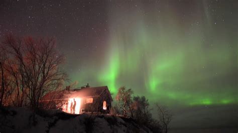 This View Of The Aurora Borealis Over Sweden Was Captured By