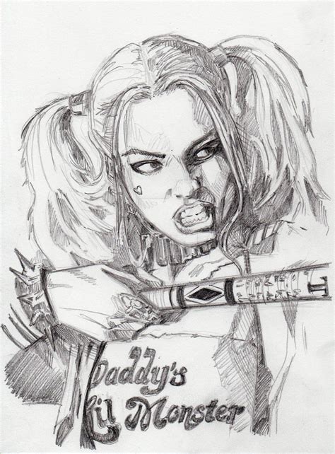 Harley Quinn Pencils Suicide Squad By Jopetgarcia63 On Deviantart
