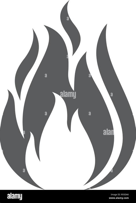 Fire Flame Vector Illustration Design Template Stock Vector Image And Art