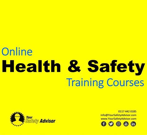 Online Health And Safety Training Elearning Yoursafetyadvisor