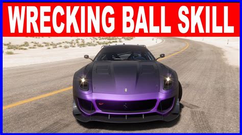 Forza Horizon How To Get Wrecking Ball Skill YouTube