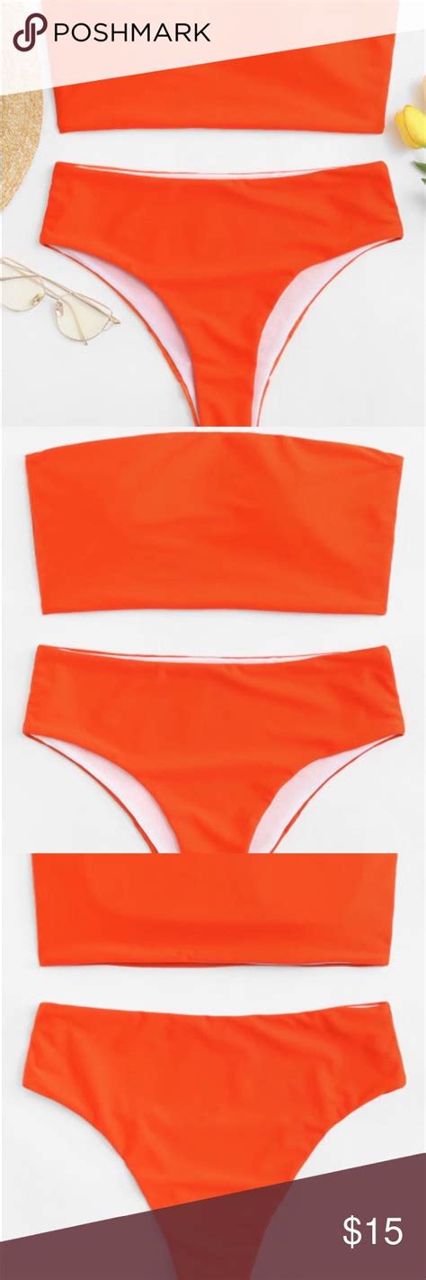 Orange 2pc Swimsuit New Swimsuits Women Shopping Orange