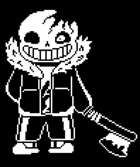 Horrortale Sans Battle Sprite Improved By Draculooloo On