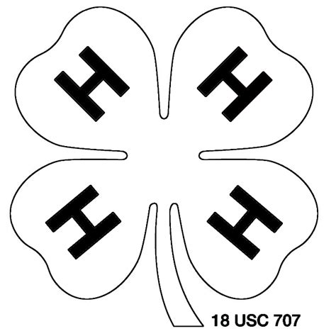 4 H Clip Art Of Livestock Emblem Standards When Using 4 H Artwork The