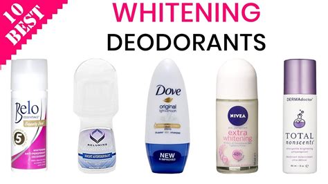 10 best whitening deodorants for dark underarms best antiperspirant deodorant to lighten