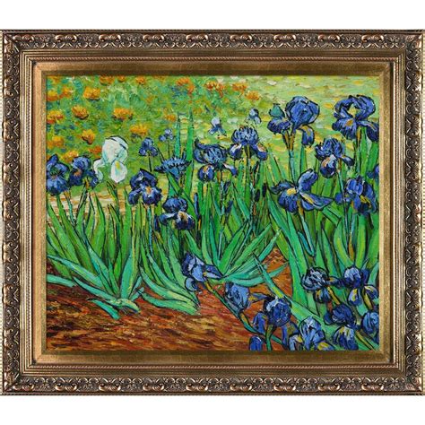 Tori Home Irises By Vincent Van Gogh Framed Painting Reviews Wayfair
