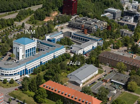Campus map of saarbrücken campus. Venue - Living Materials 2020