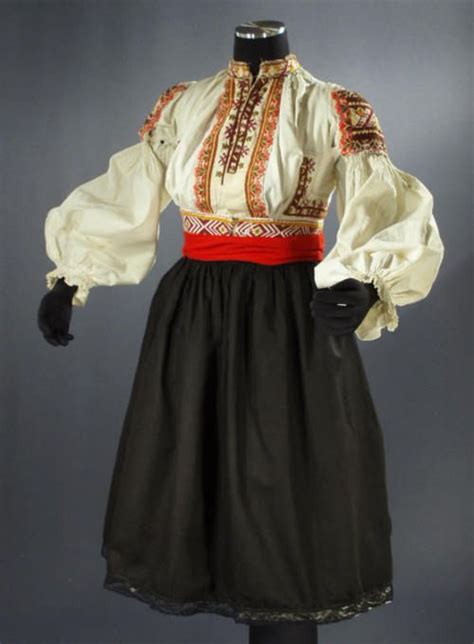 Folkthings Folk Costume From Hrozenkov Czech Republic Source