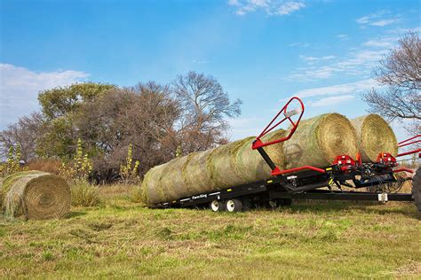 Round Bale Carrier 1450 2400 2450 Farm King Trailed Self