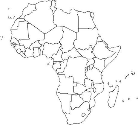 Historically, the people living in this region have been geographically isolated from north africa, which has had more contact with the arab world. Sub Saharan Africa Blank Map | Map Of Africa
