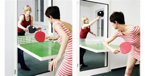 Novel Design Opens Door For Ping Pong Fans