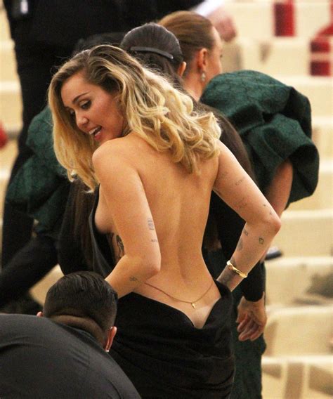 Miley Cyrus Almost Naked At Met Gala Scandalpost