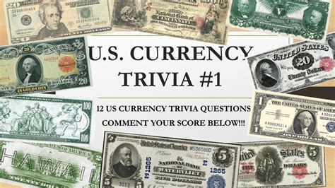Us Currency Quiz And Information Us Paper Money Trivia 1 Youtube