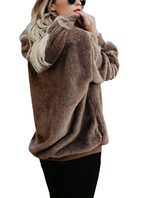 From utility jackets to hidden pockets we have you covered. Yanekop Womens Sherpa Pullover Fuzzy Fleece Sweatshirt ...