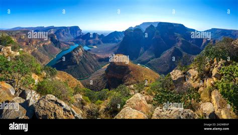 Impressive View Of Three Rondavels And The Blyde River Canyon In South