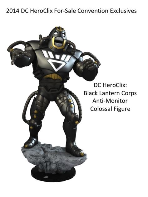 Heroclix Black Lantern Anti Monitor Colossal Figure Da Card World
