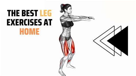 The 5 Best Leg Exercises At Home Youtube