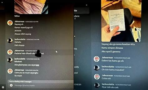 Gunakan Aplikasi Discord Inilah Bukti Chat Perselingkuhan Elmer