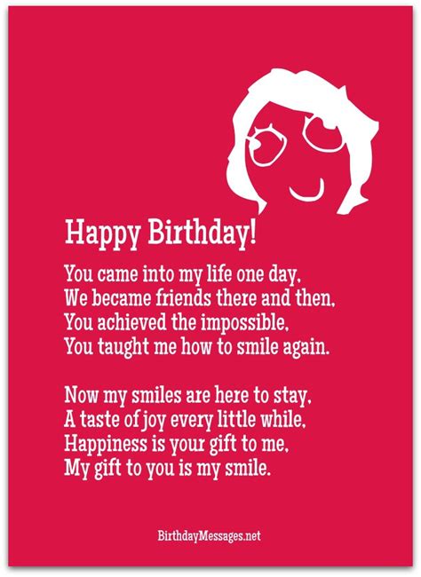 Check spelling or type a new query. Cute Birthday Poems - Cute Birthday Messages