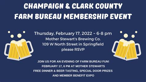 Champaign And Clark County Farm Bureaus Co Host Membership Night Ohio