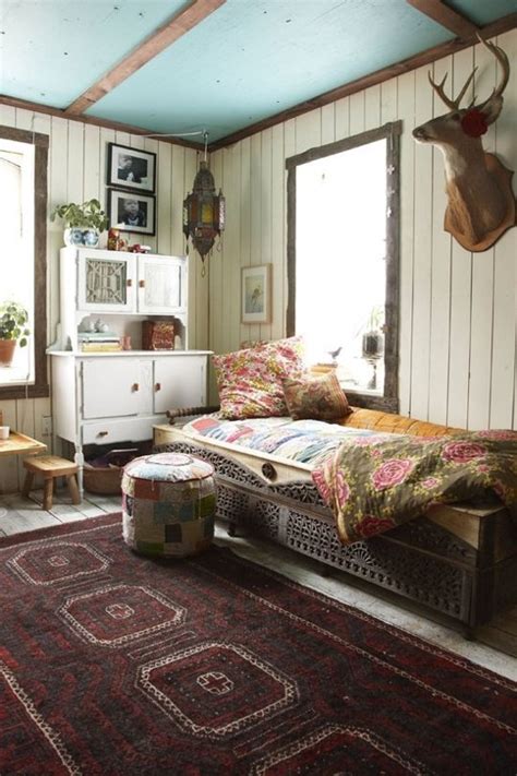 bohemian style bedroom interior design