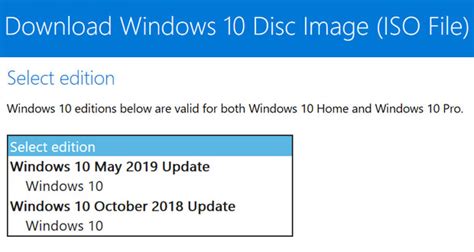 Windows 10 May 2019 Update Les Isos Dinstallation Sont Disponibles En