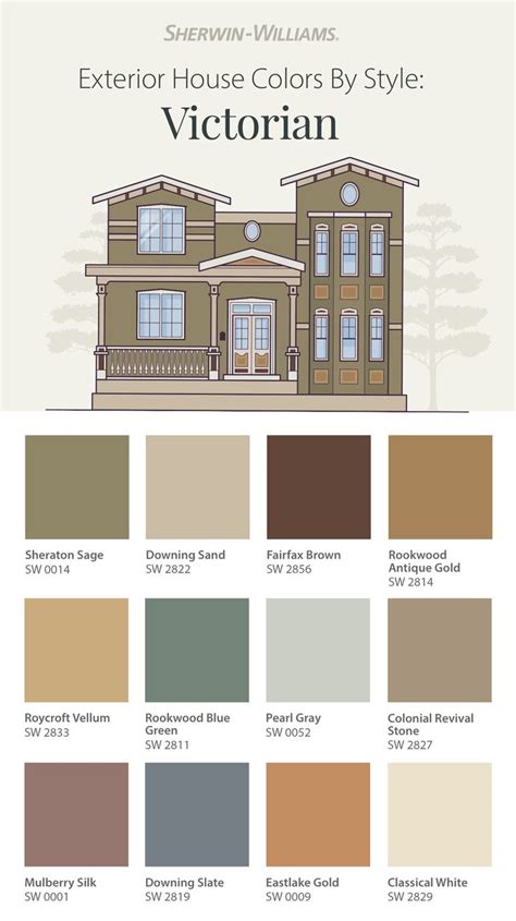 The Exterior House Colors By Style Which Are Brown And Tan With White