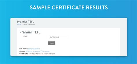 How Can I Verify My Tefl Certificate Premier Tefl