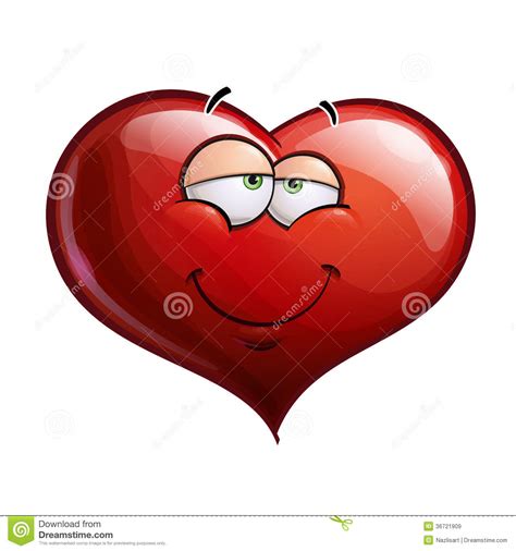 Heart Faces In Love Stock Illustration Illustration Of