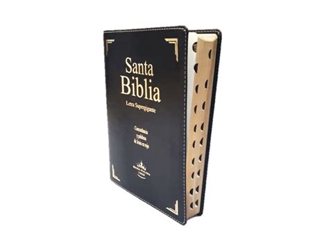 Santa Biblia Letra Super Gigante Reina Valera Tapa Blanda con indice